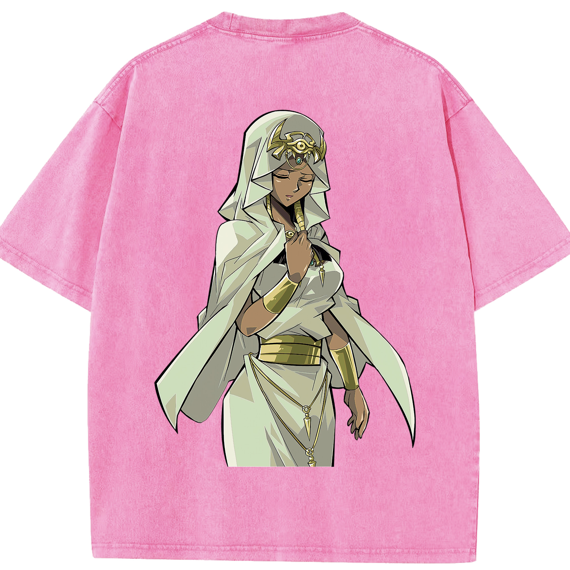 （画像用） 遊☆戯☆王 Yu-Gi-Oh! 綿100% ヴィンテージ風 半袖Tシャツ（背面プリント）